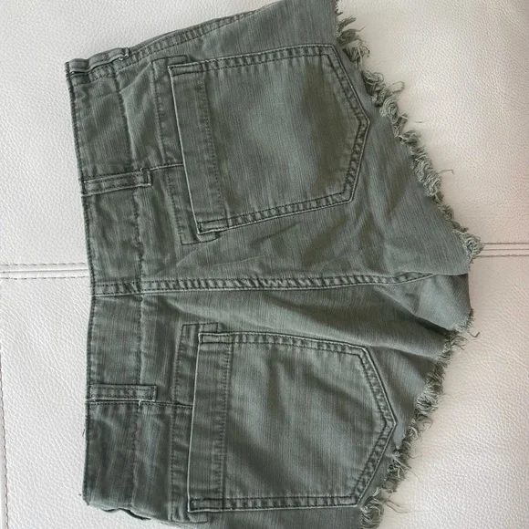 Army green free people shorts - Picture 2 of 3